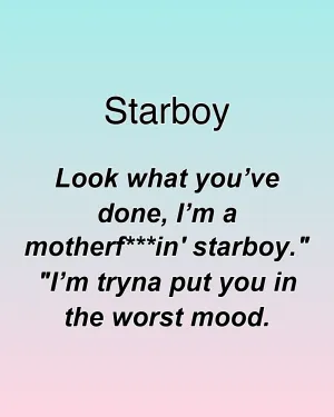 Starboy — ranked #4