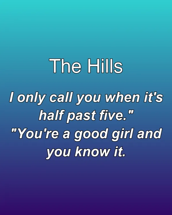The Hills - ranking option ranked #2