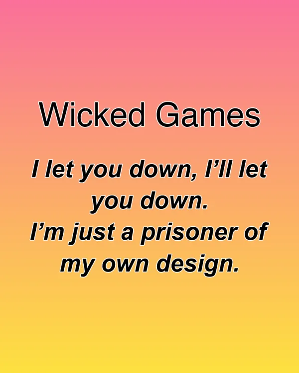 Wicked Games - ranking option ranked #11