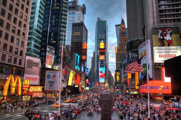 Times Square, New York - ranking option ranked #24