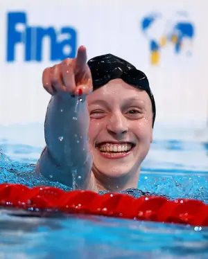 Katie Ledecky — ranked #21