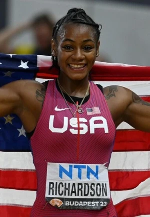 Sha'Carri Richardson — ranked #24