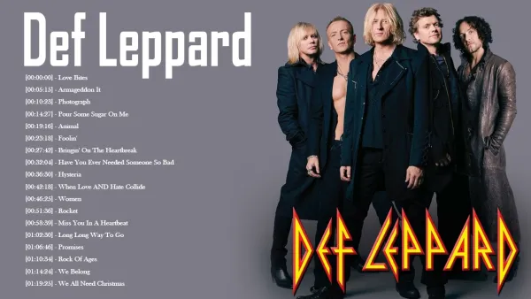 Def Leppard - ranking option ranked #63