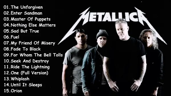 Metallica - ranking option ranked #3