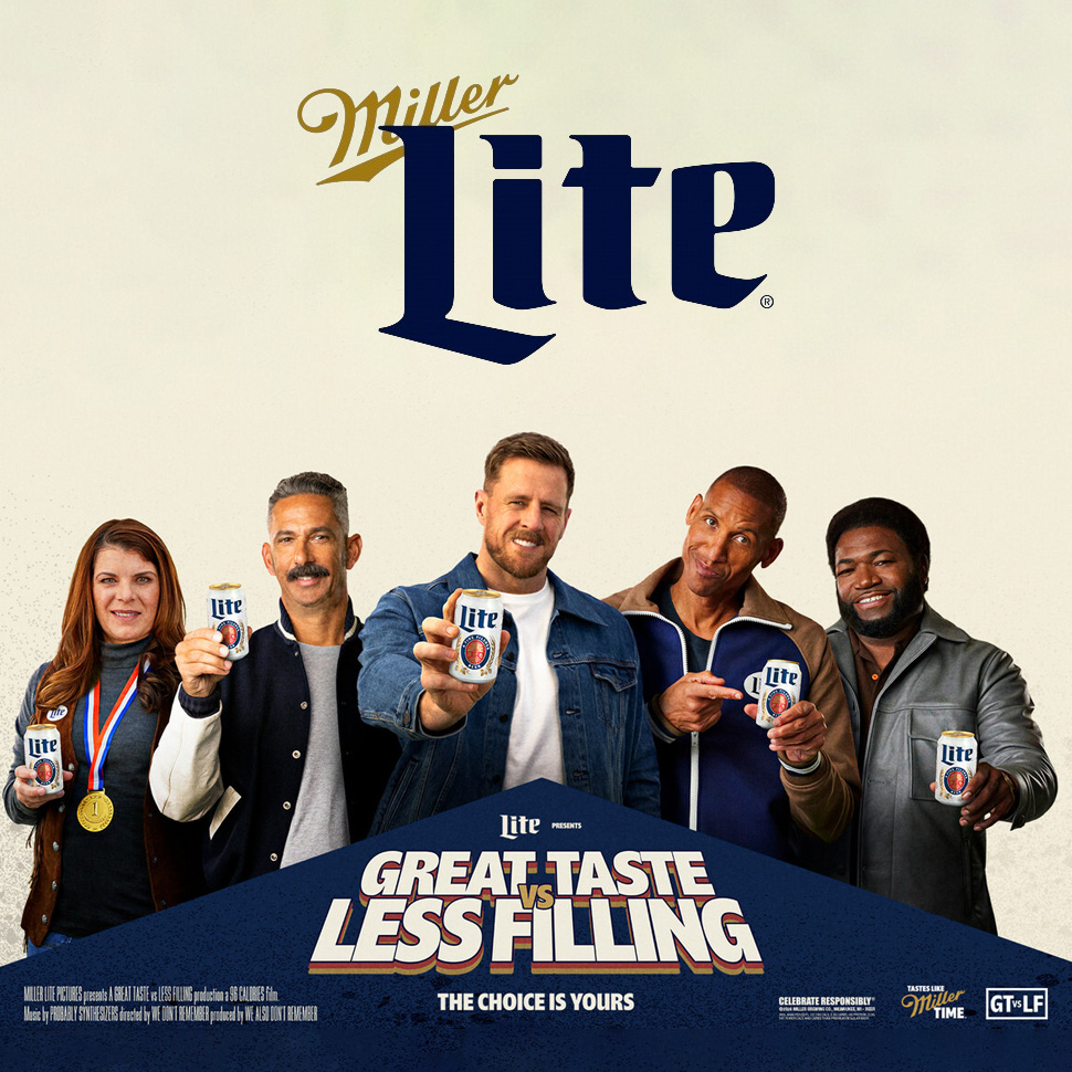 Miller Lite Tastes Great Less Filling — ranked #5