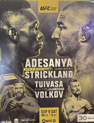 Sean Strickland beats Israel Adesanya — ranked #12