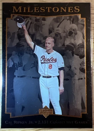 Cal Ripken Jr. plays game 2,131 — ranked #6