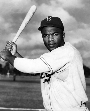 Jackie Robinson breaks the colour line — ranked #2