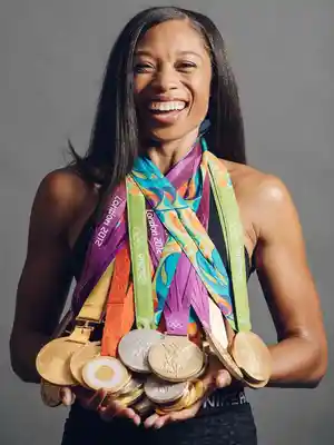 Allyson Felix — ranked #13