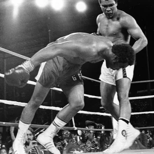 Muhammad Ali beats George Foreman — ranked #4