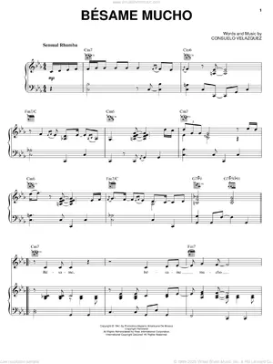 Bésame Mucho — ranked #7