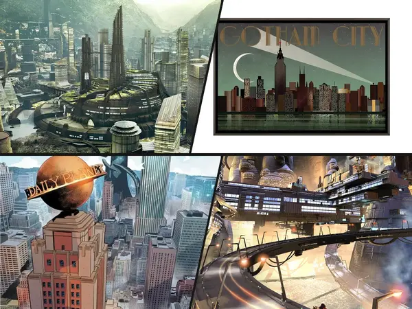 The 15 Best Fictional Cities in Comics and Film