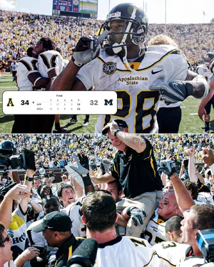 Appalachian State beat Michigan — ranked #10