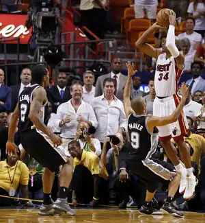Ray Allen's Corner Three — ranked #7