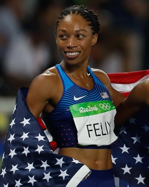Allyson Felix — ranked #15