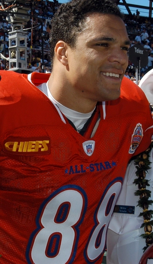 Tony Gonzalez — ranked #9