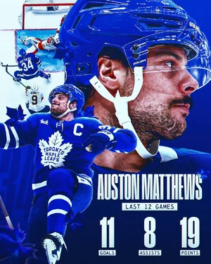 Auston Matthews — ranked #7