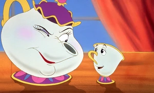 Angela Lansbury as Mrs. Potts — ranked #10