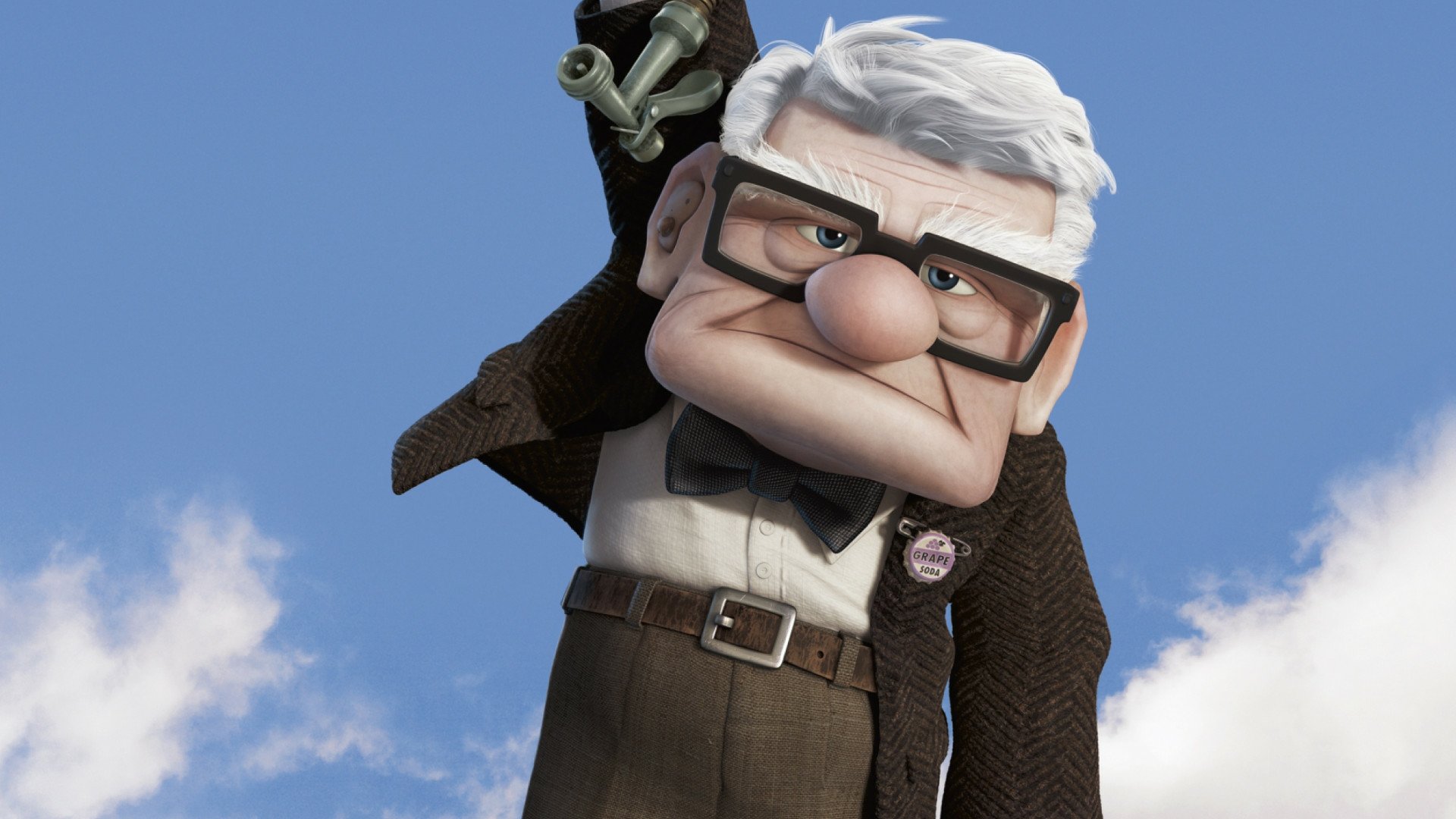 Ed Asner as Carl Fredricksen — ranked #14
