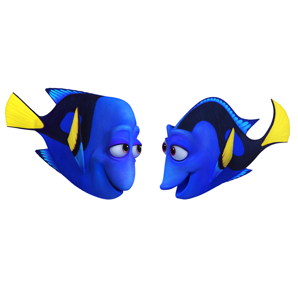 Ellen DeGeneres as Dory — ranked #10