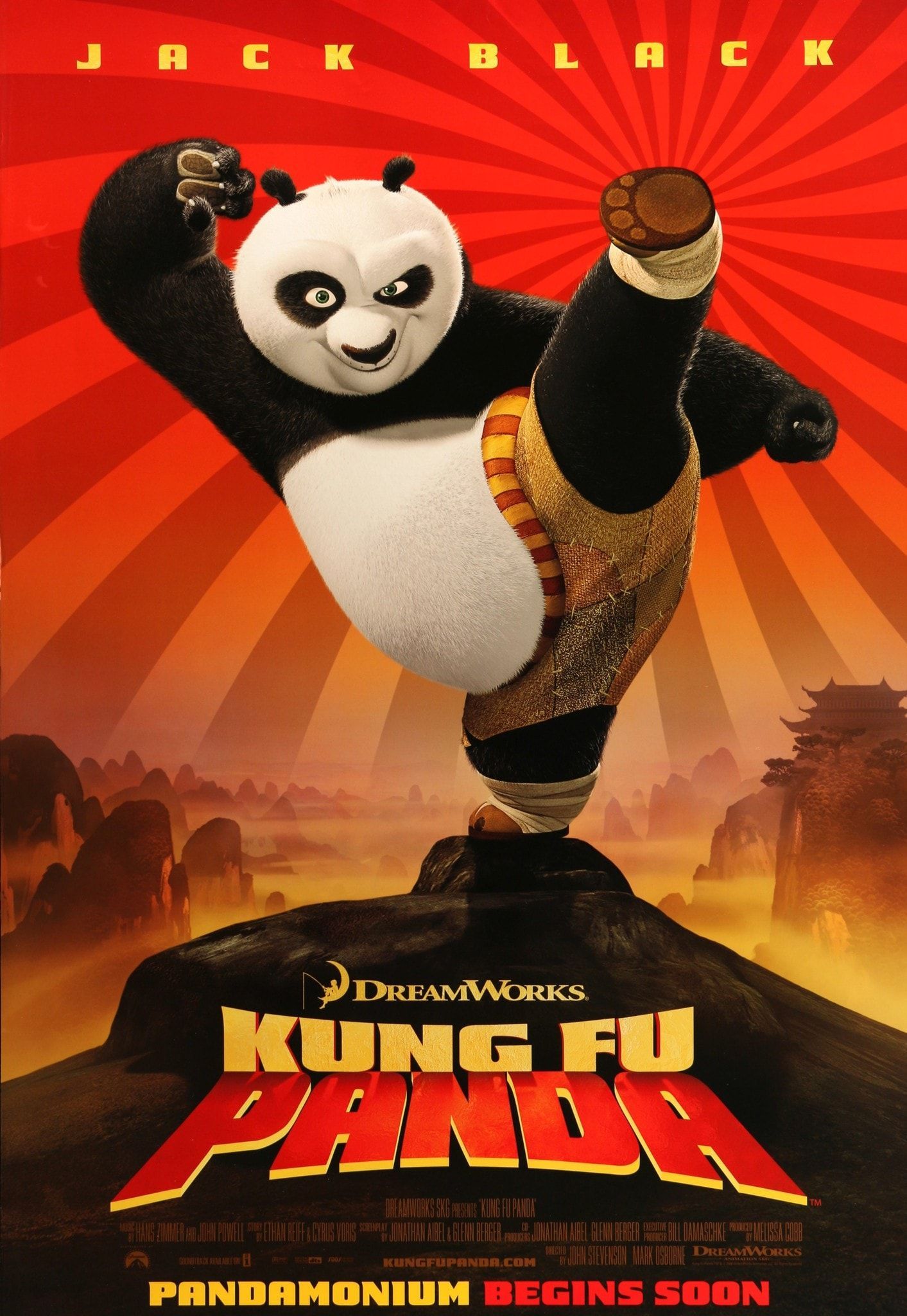 Jack Black as Po — ranked #8