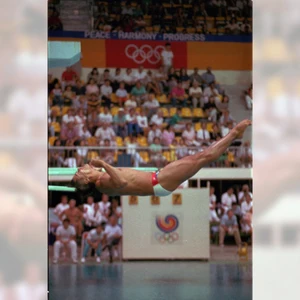 Greg Louganis Hits the Board — ranked #15