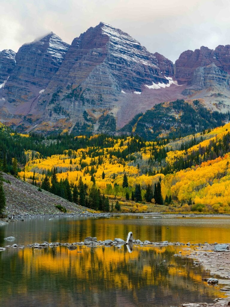 Maroon Lake Scenic Trail — The 17 Best Fall Hikes in Colorado for Aspen Colors
