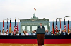 Reagan at the Brandenburg Gate — ranked #8