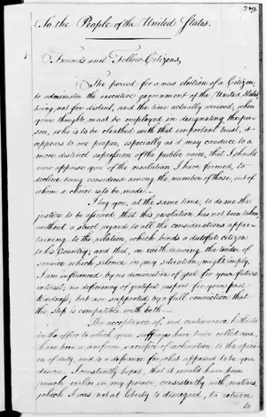 Washington's Farewell Address — ranked #2