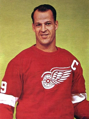 Gordie Howe — ranked #9
