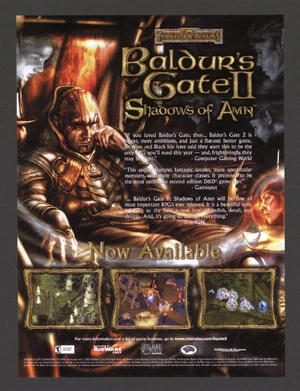 Baldur's Gate II: Shadows of Amn — ranked #12