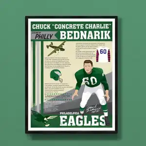 Chuck Bednarik — ranked #5