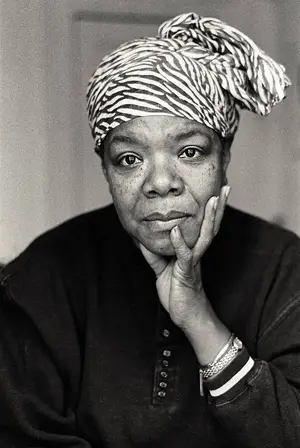 Maya Angelou — ranked #9