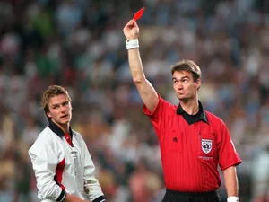 Beckham's Red Card vs Argentina — ranked #8