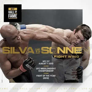 Anderson Silva vs Chael Sonnen — ranked #2