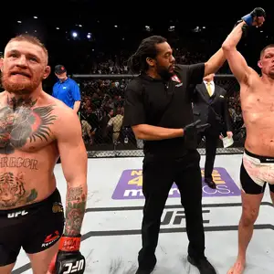 Nate Diaz vs Conor McGregor — ranked #3