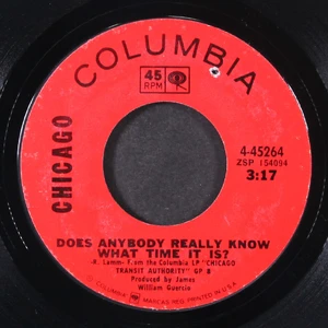 Does Anybody Really Know What Time It Is? — ranked #6