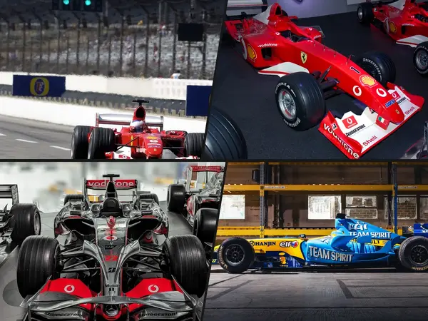 Top 17 F1 Cars of the 2000s