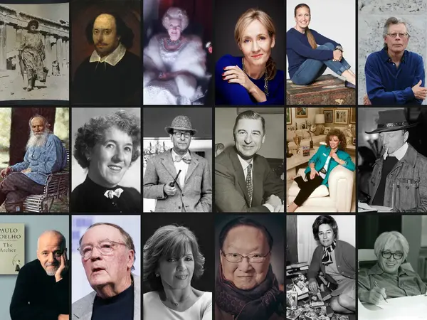 Top 18 Best-Selling Authors of All Time