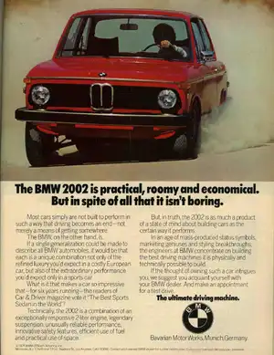 BMW: The Ultimate Driving Machine — ranked #12