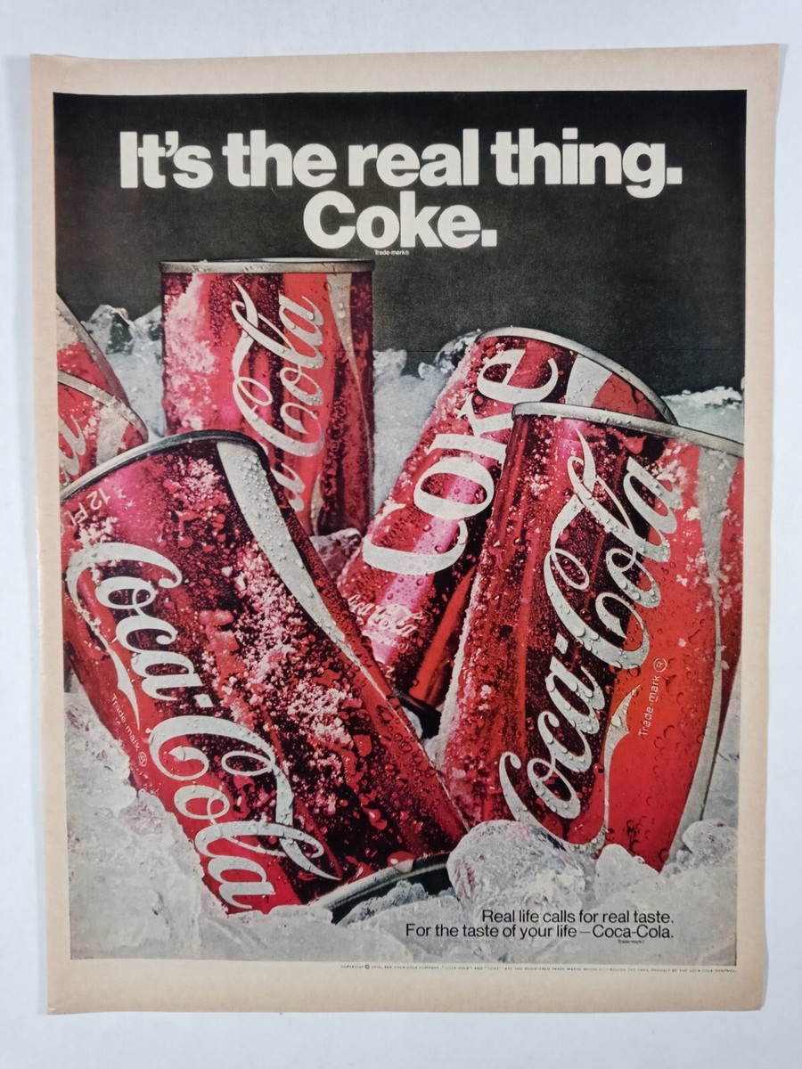 Coca-Cola: It's the Real Thing — ranked #1
