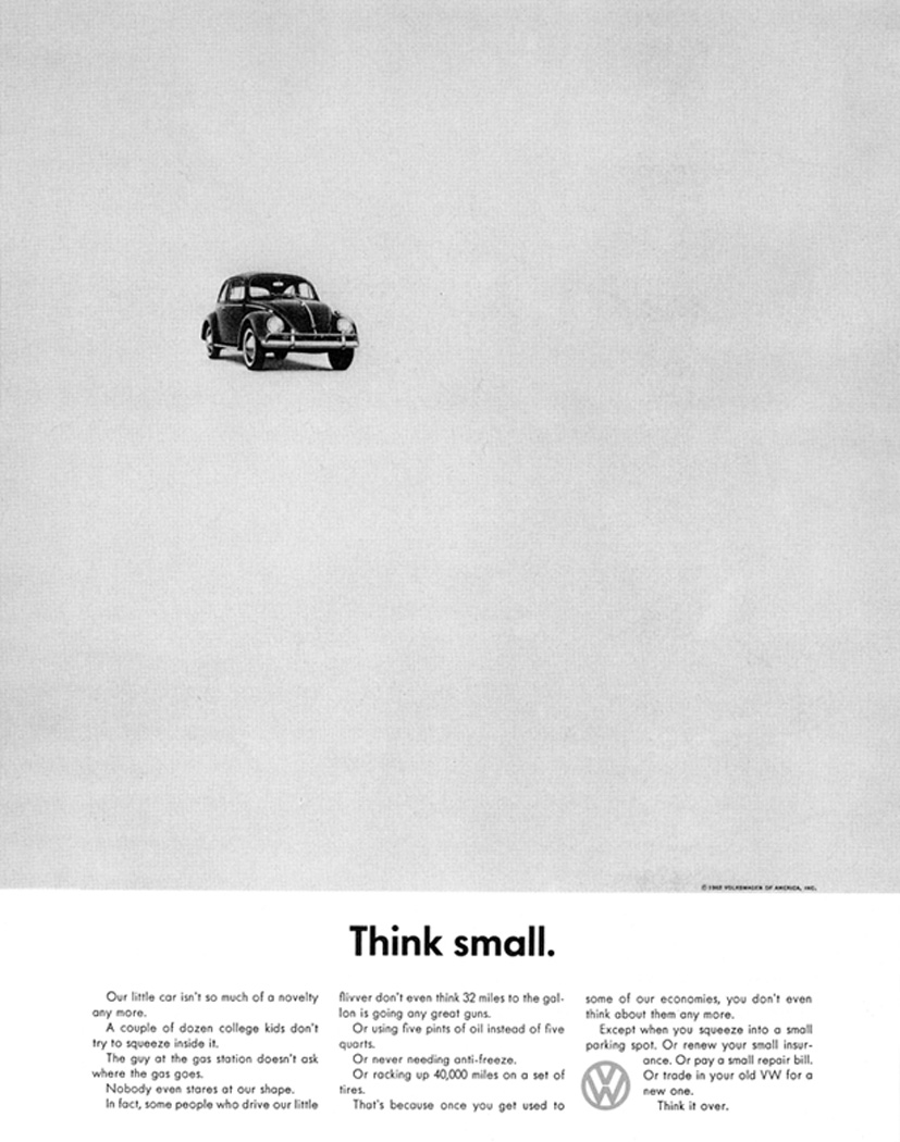 Volkswagen: Think Small — ranked #17