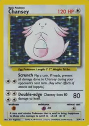 Base Set Chansey Holo — ranked #10