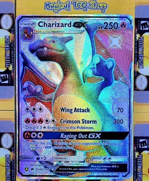Charizard GX Rainbow Rare Hidden Fates — ranked #20