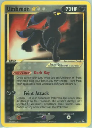 Umbreon Gold Star Holo — ranked #16