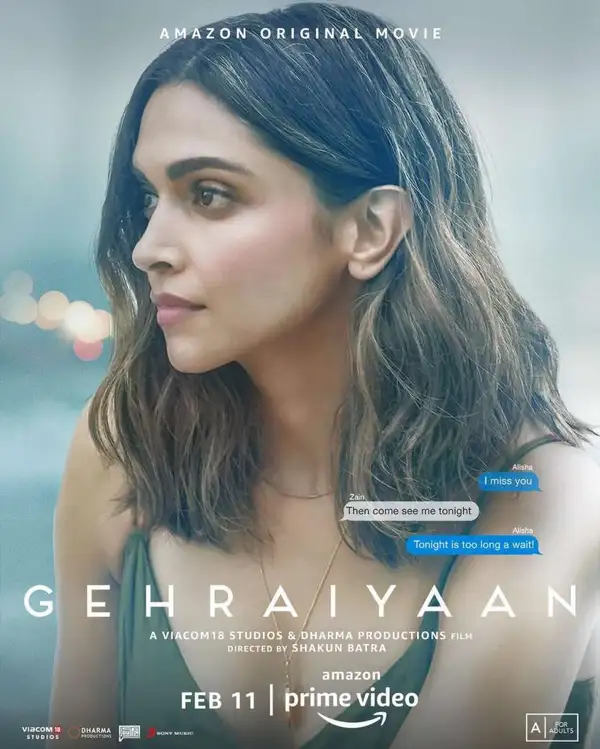 Gehraiyaan - ranking option ranked #10