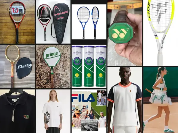 What are the best tennis clothing and racket brands?