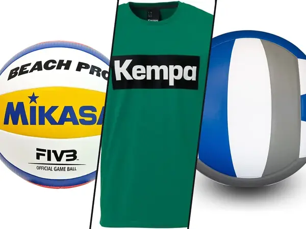 What are the best volleyball and handball equipment brands?