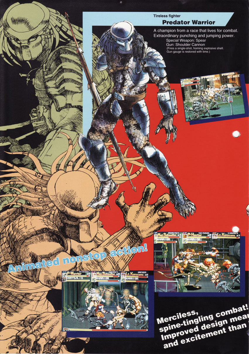 Alien vs. Predator (Capcom Arcade) - ranking option ranked #5