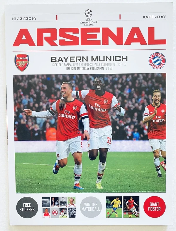 Arsenal 2-0 Bayern Munich (2013) - ranking option ranked #9